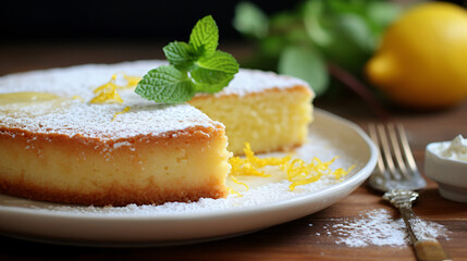 Sweet and Tangy Italian Lemon Ricotta Cake.
