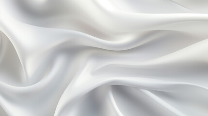 Fototapeta premium White Silk Abstract Art