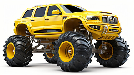 Toy Machine with Big Wheels: Big Foot SUV.