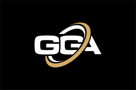 GGA creative letter logo design vector icon illustration