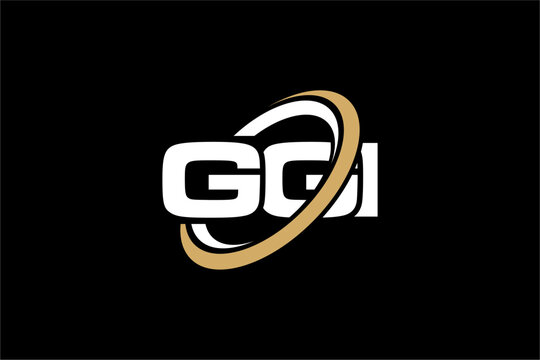 GGI creative letter logo design vector icon illustration