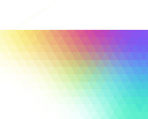 Colorful rainbow polygon background or crystal mosaic pattern. geometric triangle background with gradient multicolors