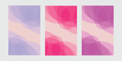 vector background design with three color variations