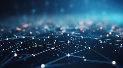 Obraz premium Abstract Dots Generative Ai