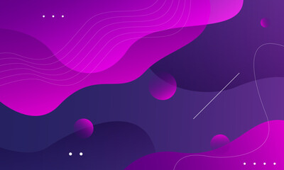 Abstract purple liquid background. Fluid shapes composition. Eps10 vector