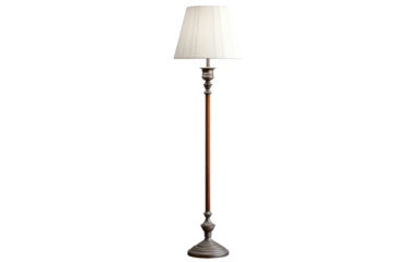 Illuminating Elegance The Beauty of a Floor Lamp on White or PNG Transparent Background.