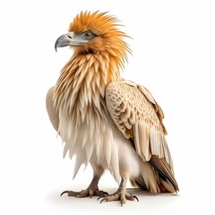 Obraz premium AI generated illustration of an eagle on a white backdrop
