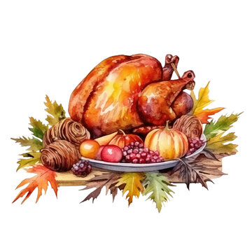 recommend clip art: watercolor thanksgiving turkey clipart