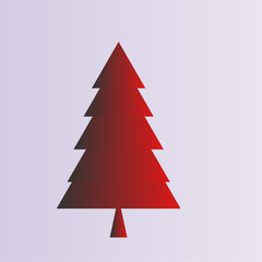 Fototapeta premium Christmas tree graphic vector, Christmas design elements,