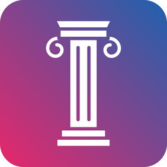 Vector Design Pillar Icon Style