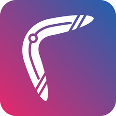 Vector Design Boomerang Icon Style