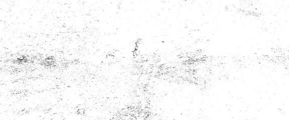 Vector grunge black and white texture rough vintage distress transparent background.