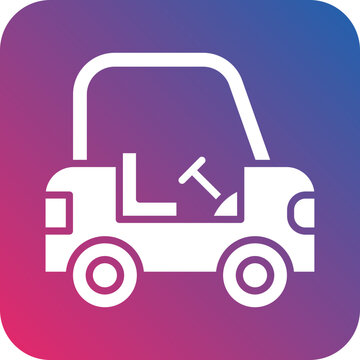 recommend clip art: Vector Design Golf Cart Icon Style