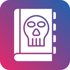 Vector Design Literary Horror Icon Style
