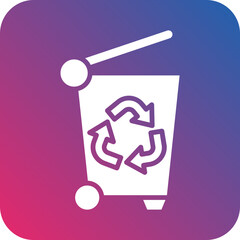 Vector Design Trash Can Icon Style