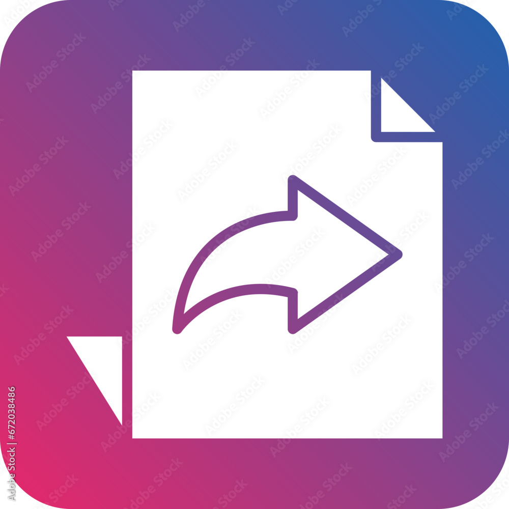 Poster vector design file transfer icon style