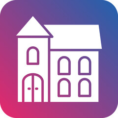 Vector Design Dolls House Icon Style