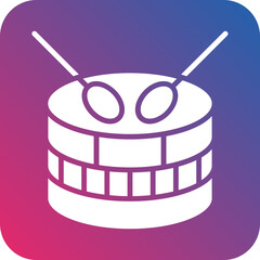 Vector Design Drum Icon Style