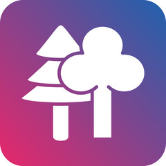 Vector Design Forest Icon Style