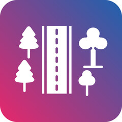 Vector Design Roadside Icon Style