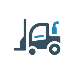 forklift icon vector illustration