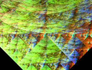 Imaginatory fractal abstract background Image