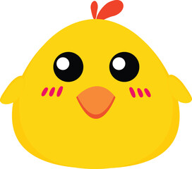cute cartoon chick emoji