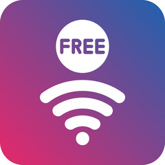 Vector Design Free Wifi Icon Style