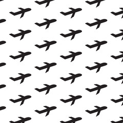 Digital png illustration of plane pattern on transparent background