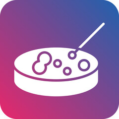 Vector Design Petri Dish Icon Style