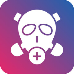 Vector Design Gas Mask Icon Style