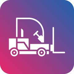 Vector Design Forklift Icon Style