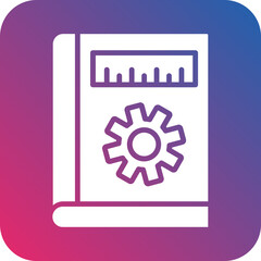 Vector Design Engineer Notebook Icon Style