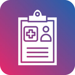 Vector Design Medical Report Icon Style