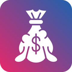 Vector Design Money Bag Icon Style