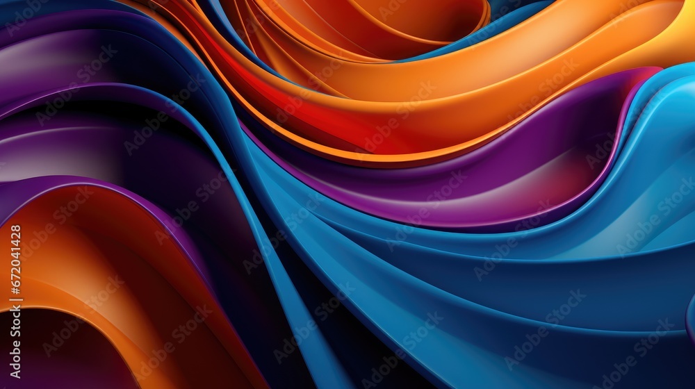 Poster a soft colorful background with a smooth, flowing fabric design in the center of the image is a soft