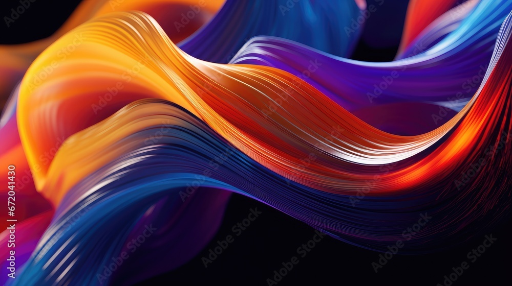 Poster a soft colorful background with a smooth, flowing fabric design in the center of the image is a soft