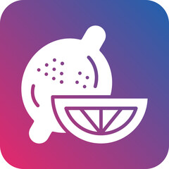 Vector Design Lemon Icon Style