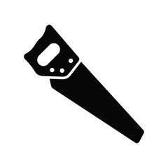 hand saw icon vector design template simple and clean