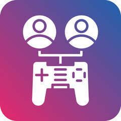 Vector Design Game Viewers Icon Style