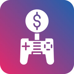 Vector Design Game Money Icon Style