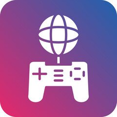 Vector Design Global Gaming Icon Style