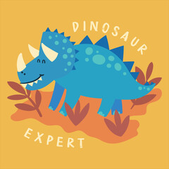 cute cartoon dinosaur