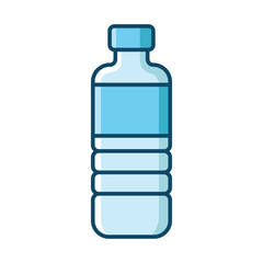 Fototapeta premium water bottle icon vector design template simple and clean