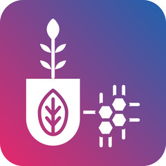 Vector Design Biotech Icon Style