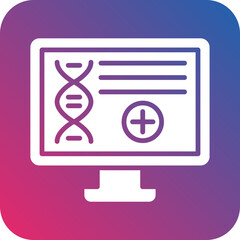 Vector Design Computational Biology Icon Style