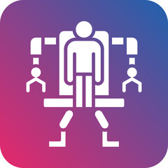 Vector Design Augmenting Robot Icon Style