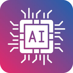 Vector Design Artificial Intelligence Icon Style