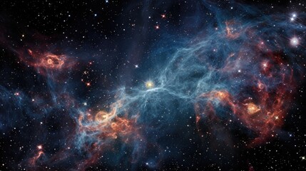 Obraz premium background with stars