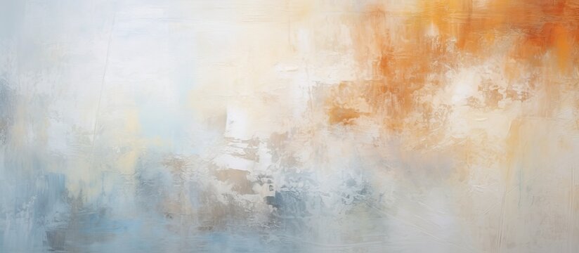 Contemporary art masterpiece comprised of abstract oil painting The canvas is adorned with flowing textural strokes of paint exhibiting a high level of texture It portrays an intuitive stor